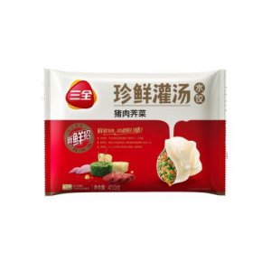 三全珍鲜灌汤猪肉荠菜450g