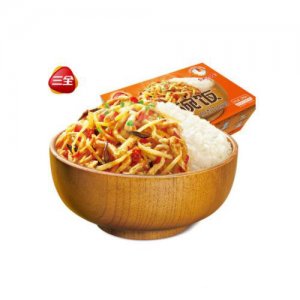三全自加热米饭鱼香肉丝375g