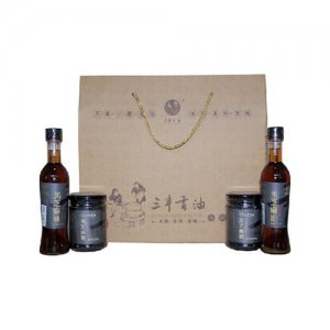 三丰黑芝麻油+黑芝麻酱礼盒