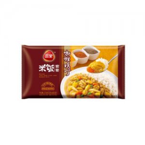 三全微波米饭咖喱鸡丁味375g