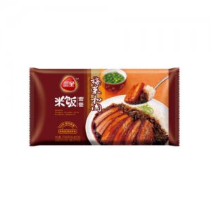 三全微波米饭梅菜扣肉375g