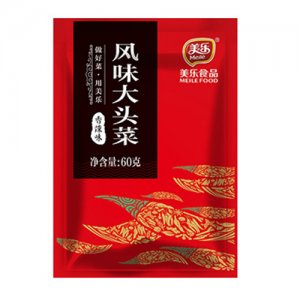 美乐风味大头菜香辣味60g