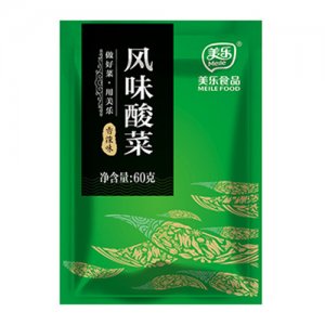 美乐酸菜香辣味60g