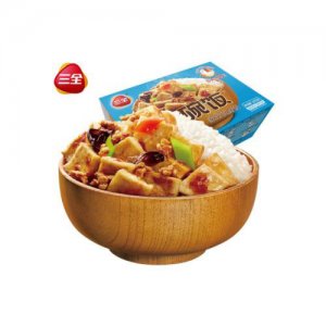 三全自加热米饭家常豆腐饭盒装
