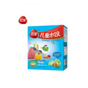 三全儿童水饺金枪鱼彩椒300g