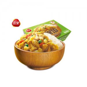 三全自加热米饭咖喱鸡丁375g