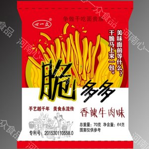 心一众脆多多-香辣牛肉味