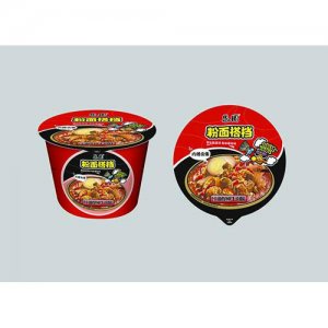 思圆资兴粉面搭档红油爆椒牛肉面桶装