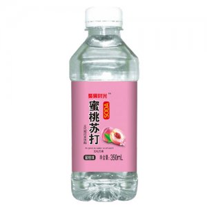 聚果时光蜜桃苏打饮料350ml