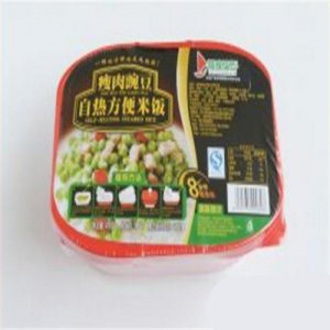 得益瘦肉豌豆自热方便米饭盒装