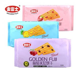 金富士80克夹层饼干