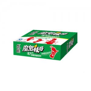 思圆资兴魔鬼辣面新版酸豆角牛肉面箱装