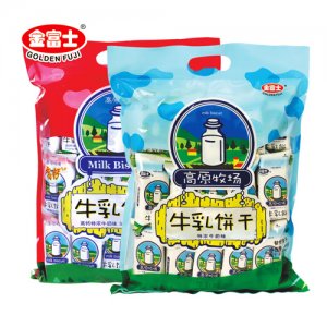 金富士牛乳饼干500g