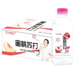 芯水相印蜜桃苏打水果味饮料350mlx24瓶