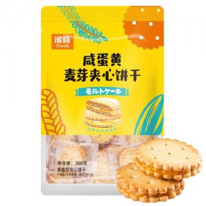 滨崎咸蛋黄麦芽夹心饼干
