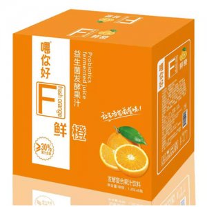 喂你好鲜橙益生菌发酵果汁饮料1.25Lx6瓶
