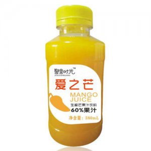 聚果时光爱之芒生榨芒果汁饮料380ml