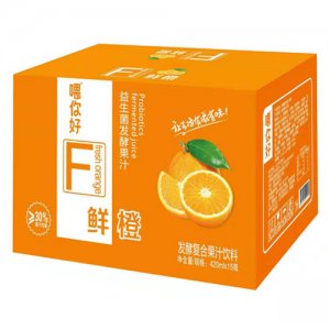 喂你好鲜橙益生菌发酵果汁饮料420mlx15瓶