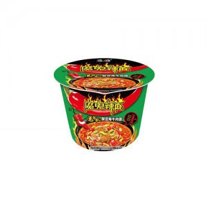 思圆酸豆角牛肉面桶装
