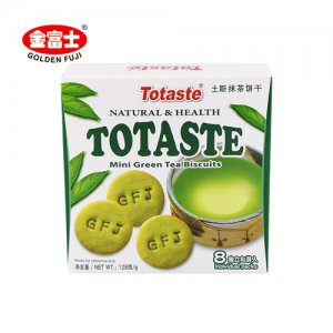 土斯抹茶饼干128g