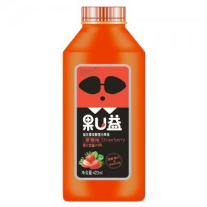 聚果时光果U益益生菌复合果昔草莓味420ml