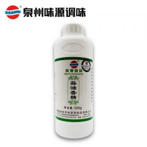 泉味鲜调料味源蒜油香精500g