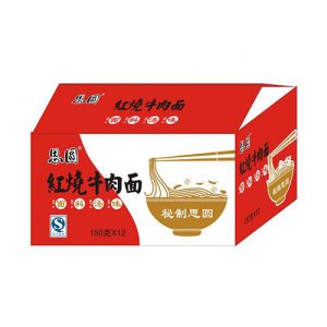 思圆秘制大桶红烧牛肉面箱装
