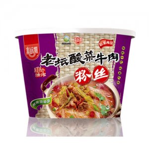 裕湘老坛酸菜牛肉粉丝袋装