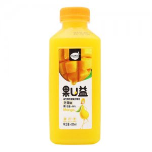小轻果语益生菌发酵复合果昔芒果味420ml