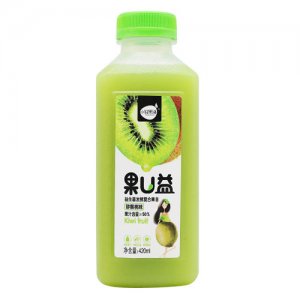 小轻果语益生菌发酵复合果昔猕猴桃味420ml