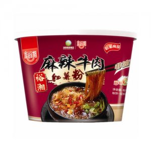 裕湘麻辣牛肉红薯粉桶装