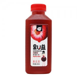小轻果语益生菌发酵复合果昔杨梅味420ml