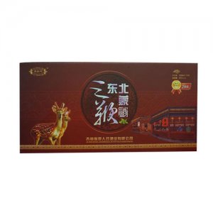 狼人谷东北蒙鹿鞭酒箱装