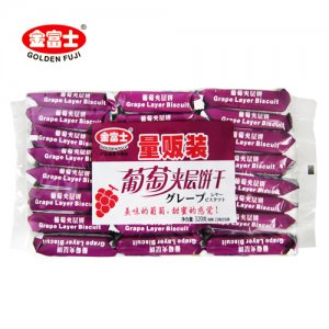 金富士量贩装葡萄夹层饼干320g
