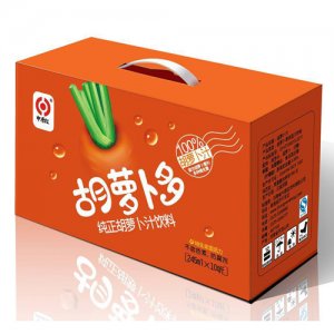 中原红纯正胡萝卜汁饮料  箱装