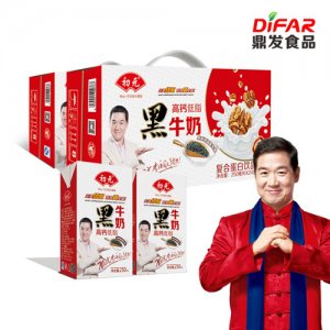初元高钙低脂黑牛奶
