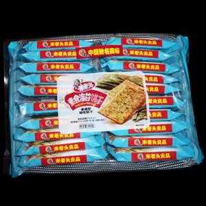 米老头素食海苔普通韧性饼干袋装