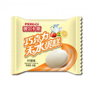 啤尔卡斯巧克力无水蛋糕柠檬味