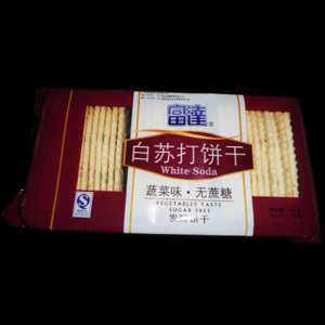 富达白苏打无蔗糖发酵饼干蔬菜味