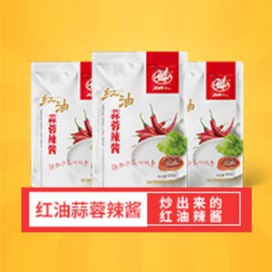飞虎自立袋红油辣酱（新）500g