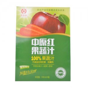 中原红果蔬汁  苹果汁+胡萝卜