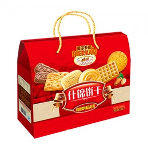 啤尔卡斯什锦饼干手提礼箱800g