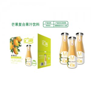 汇源鲜爽清芒玻璃瓶装