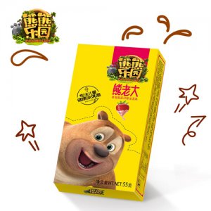 熊熊乐园【熊老大】草莓酸奶口味冰淇淋
