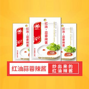 飞虎红油蒜蓉辣酱60g