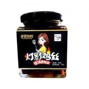 非常辣妈灯影鸡丝辣酱200g