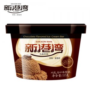 新港湾玉晶皇冠 115g 巧克力杯冰淇淋