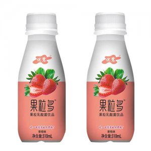 优鹭果粒多果粒乳酸菌饮品草莓味