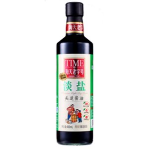 海天淡盐480ml酱油