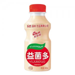 优鹭益菌多乳酸菌饮品草莓味340ml